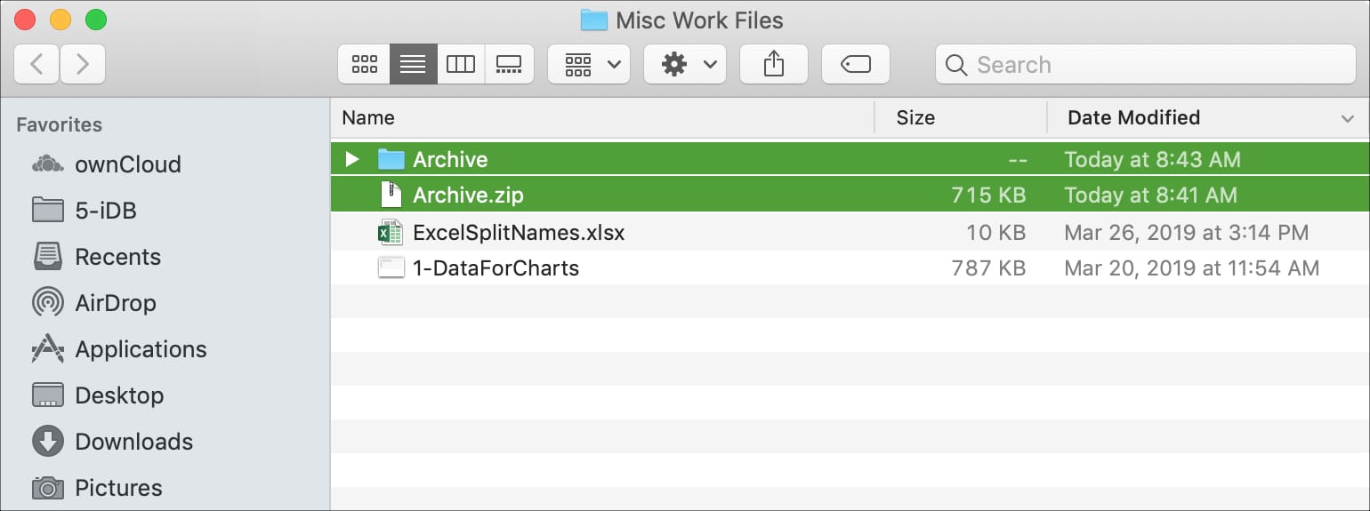 Free zip files for mac